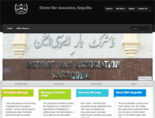 Tablet Screenshot of dbasargodha.com